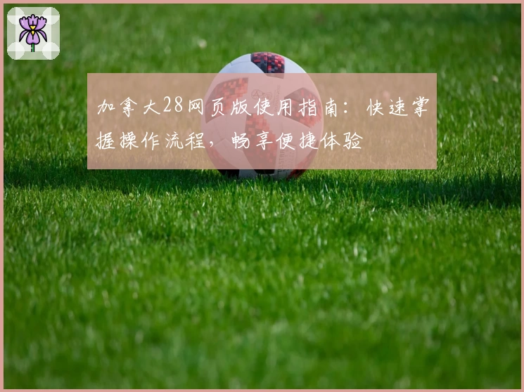 加拿大28网页版使用指南：快速掌握操作流程，畅享便捷体验